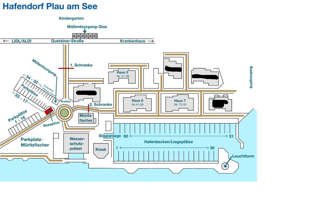 Haus 7 Apartment 2 Hundefreundlich Plau am See Bagian luar foto